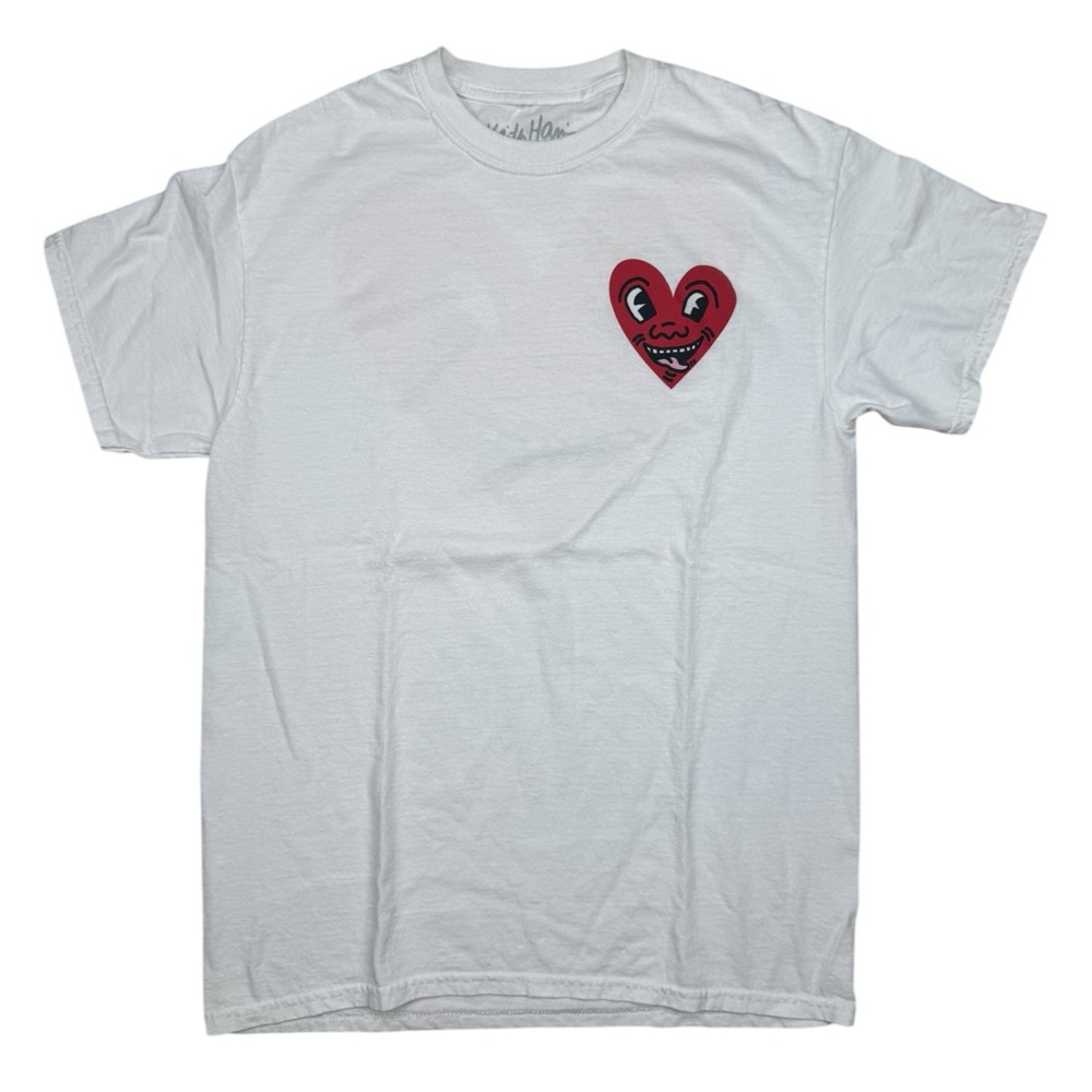 Urban Outfitters Keith Haring Heart Short Sleeve T-Shirt